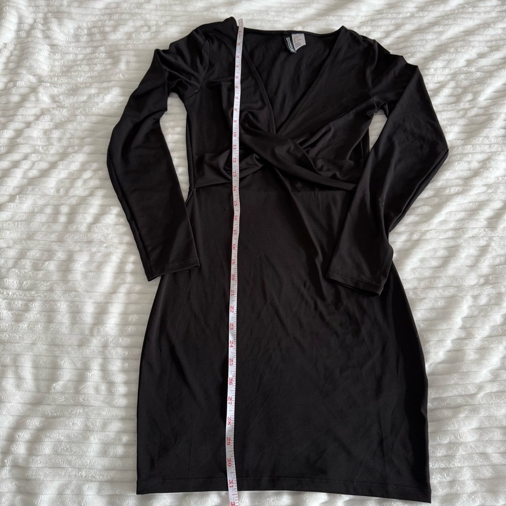 H&M Black Long Sleeve Dress - Picture 6 of 8